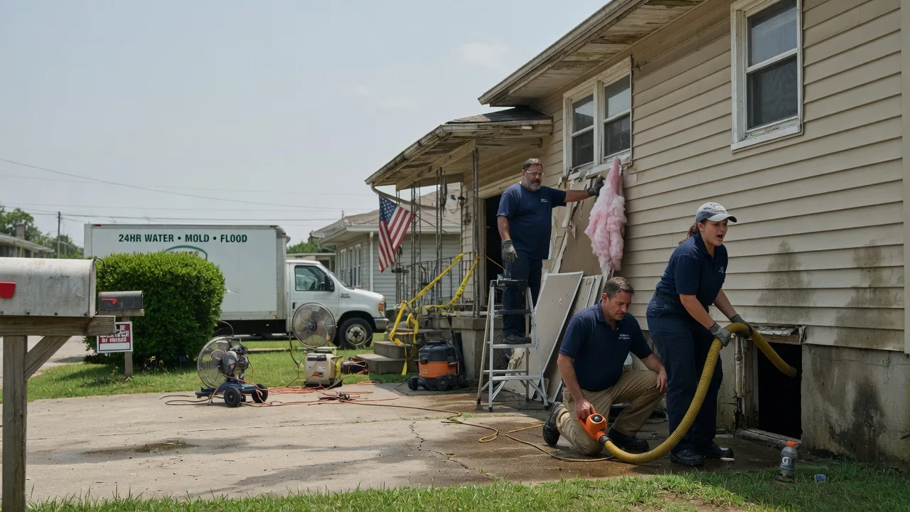 Water Damage Repair in Council Hill, OK near me